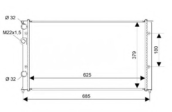 Radiator racire motor