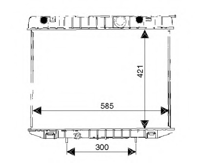 Radiator racire motor