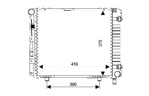 Radiator racire motor