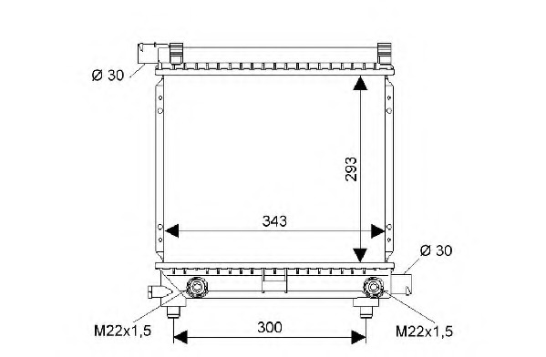 Radiator racire motor