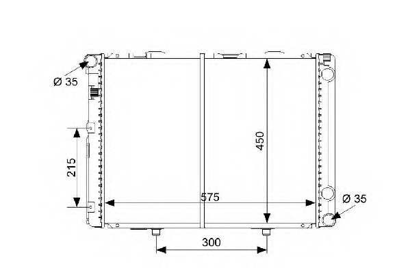 Radiator racire motor