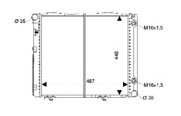 Radiator racire motor