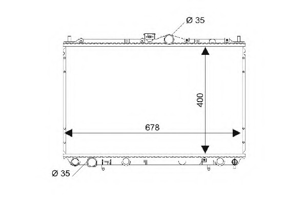 Radiator racire motor