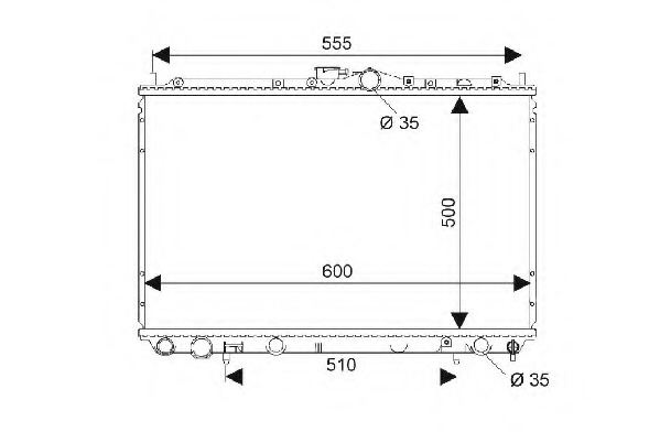 Radiator racire motor