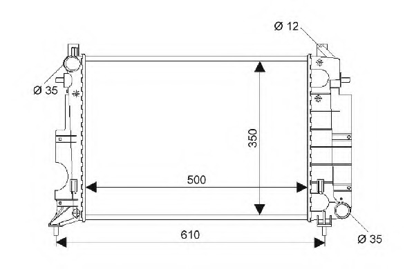 Radiator racire motor