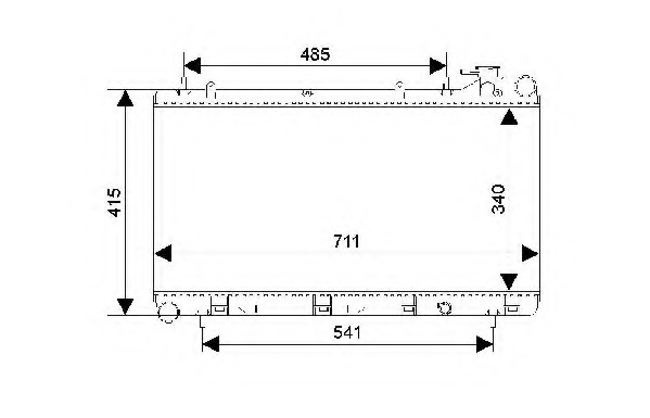 Radiator racire motor