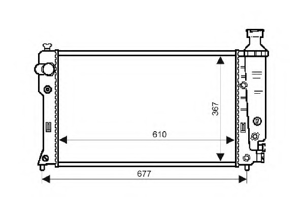 Radiator racire motor