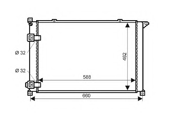 Radiator racire motor