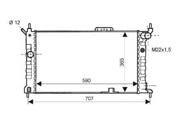 Radiator racire motor