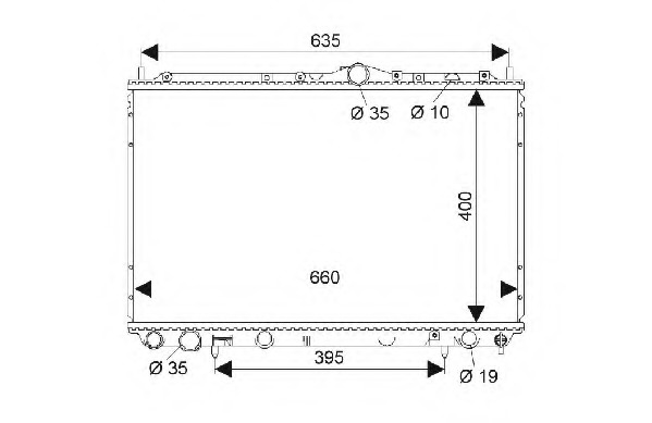 Radiator racire motor