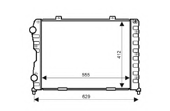 Radiator racire motor