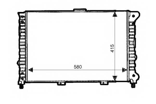 Radiator racire motor