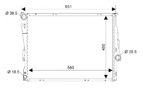 Radiator racire motor