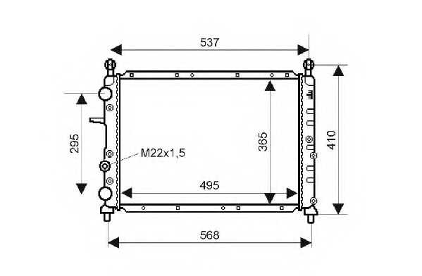 Radiator racire motor