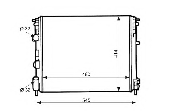 Radiator racire motor