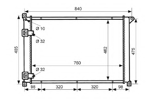 Radiator racire motor