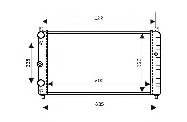 Radiator racire motor