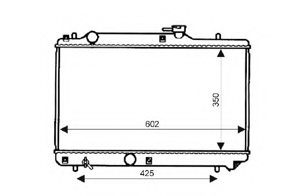 Radiator racire motor