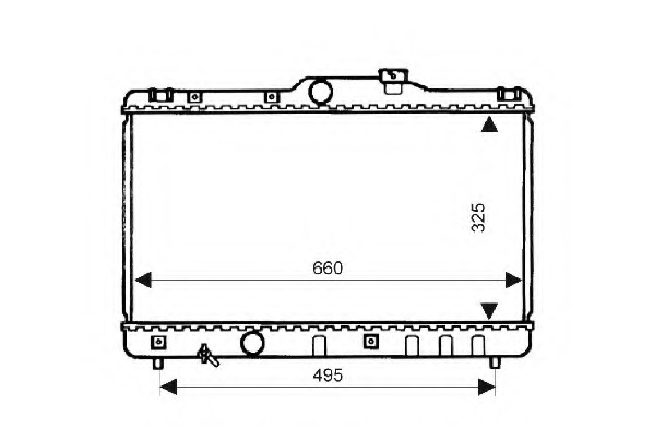 Radiator racire motor