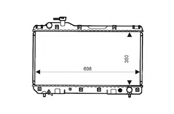 Radiator racire motor