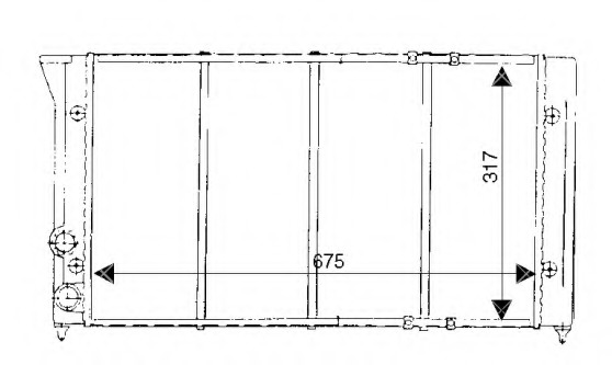 Radiator racire motor