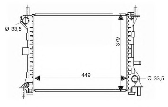 Radiator racire motor