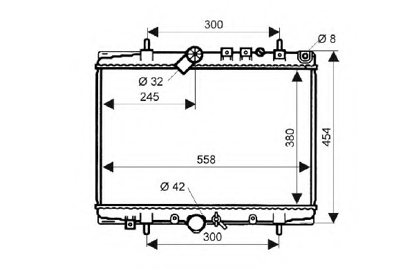 Radiator racire motor