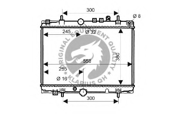 Radiator racire motor