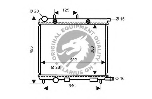 Radiator racire motor