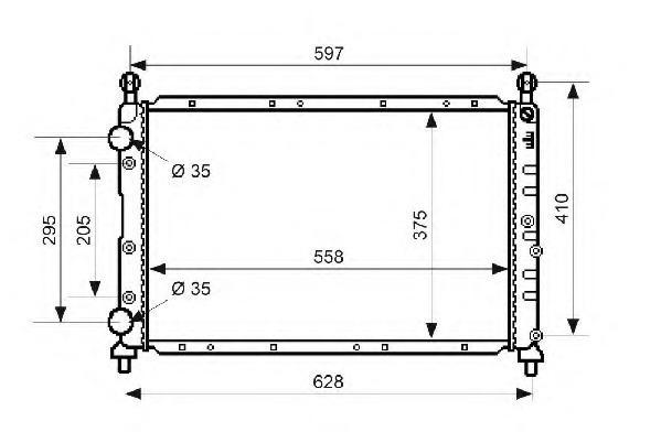 Radiator racire motor