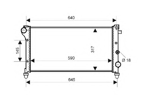 Radiator racire motor