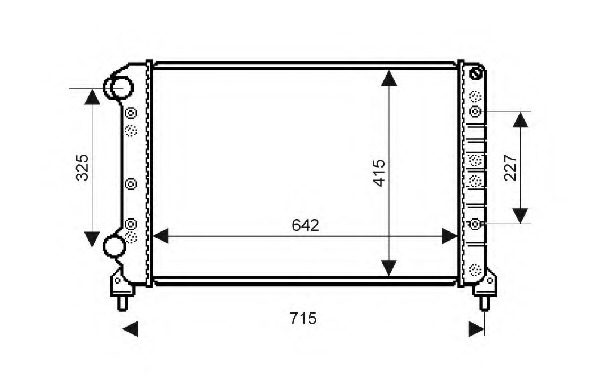 Radiator racire motor