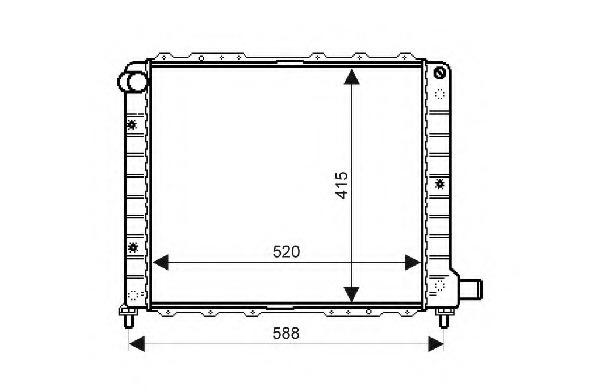 Radiator racire motor