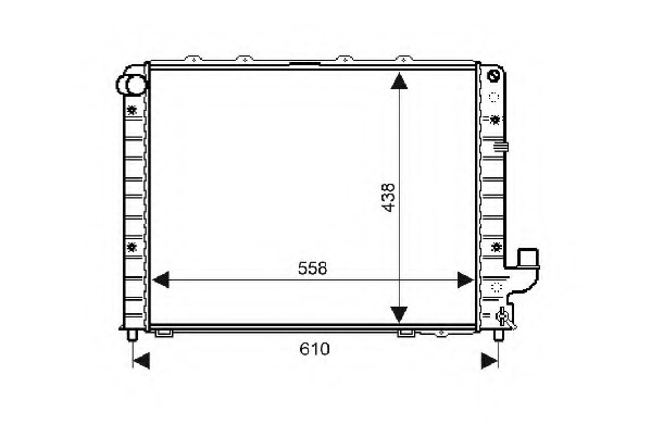 Radiator racire motor