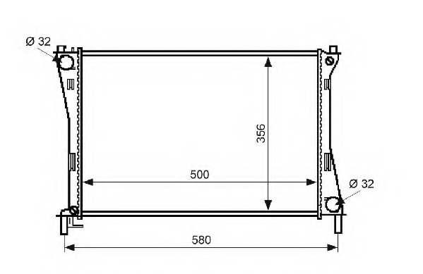 Radiator racire motor