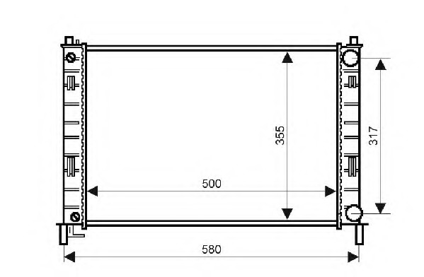 Radiator racire motor