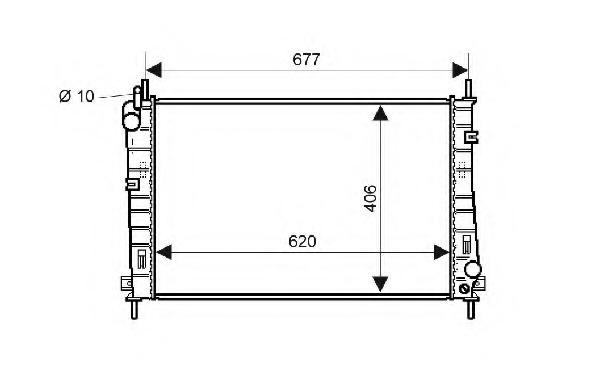 Radiator racire motor