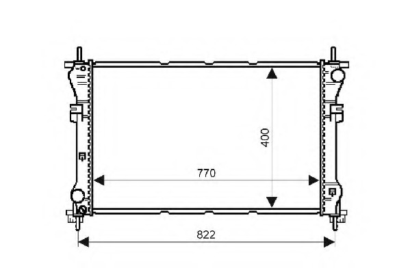 Radiator racire motor