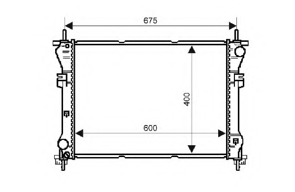 Radiator racire motor