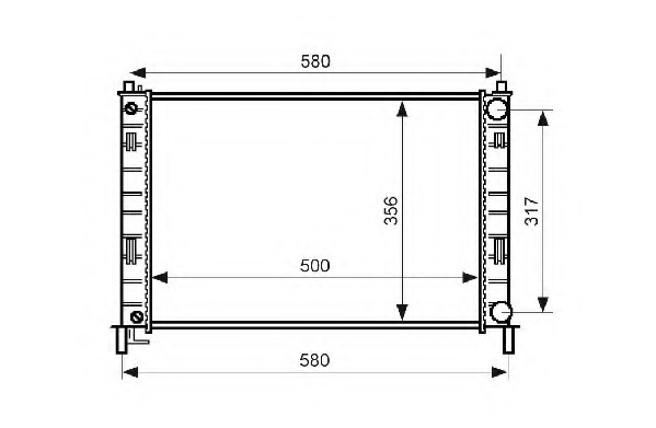 Radiator racire motor