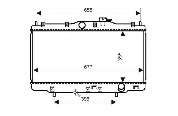 Radiator racire motor