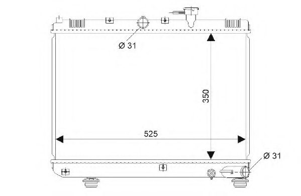 Radiator racire motor