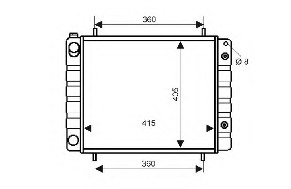 Radiator racire motor