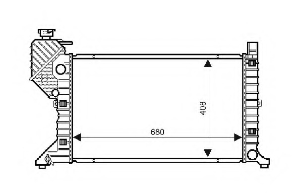 Radiator racire motor