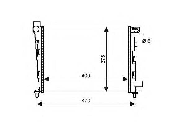 Radiator racire motor