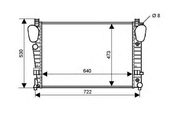 Radiator racire motor