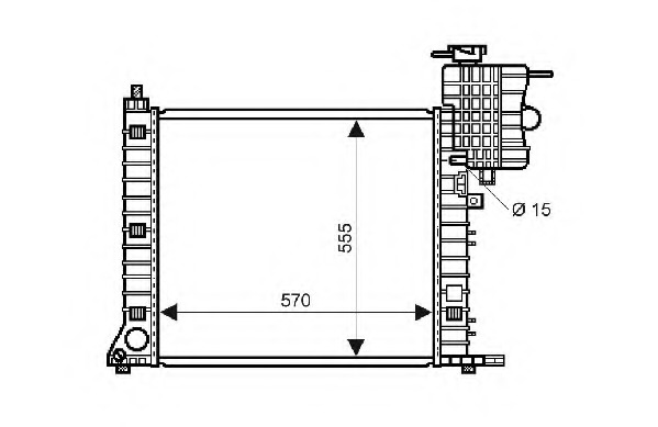 Radiator racire motor