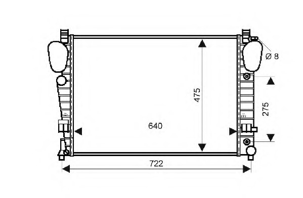 Radiator racire motor