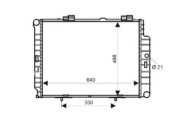 Radiator racire motor