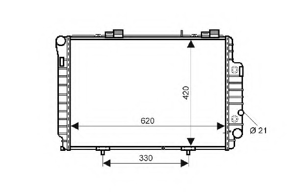 Radiator racire motor